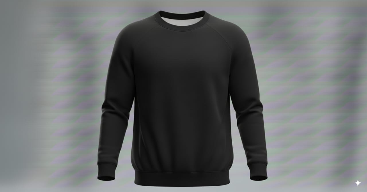 Plain Sweatshirts (Premium Cotton Blend, Multiple Colors) β Unisex