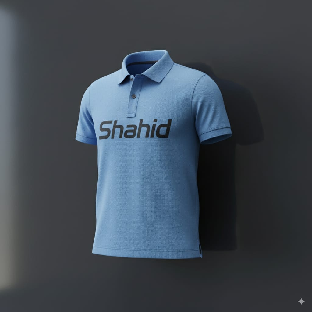 Customized Dry Fit Polo Shirts (Name & Logo Printing Available) – Breathable Sportswear