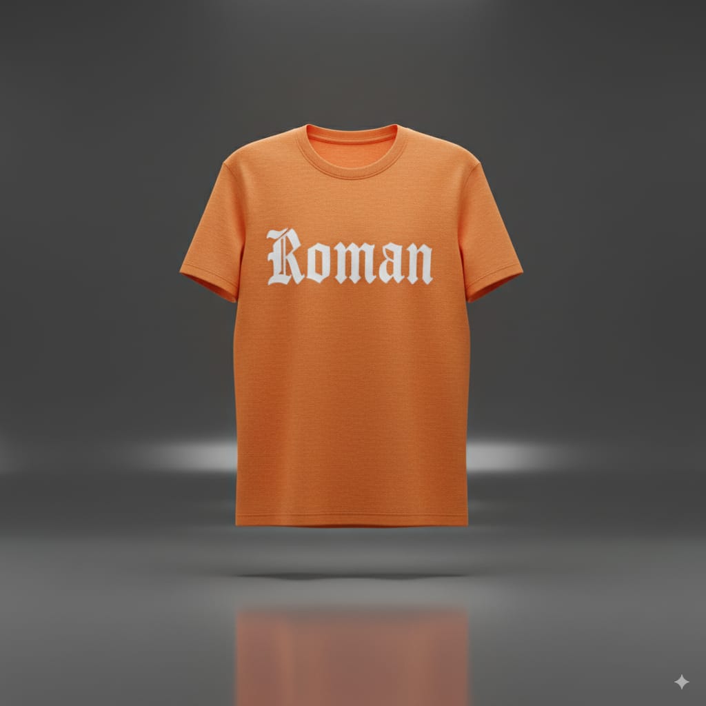 Customized Dry Fit T-Shirts – Round Neck (Name & Logo Printing Available) – Unisex Sportswear